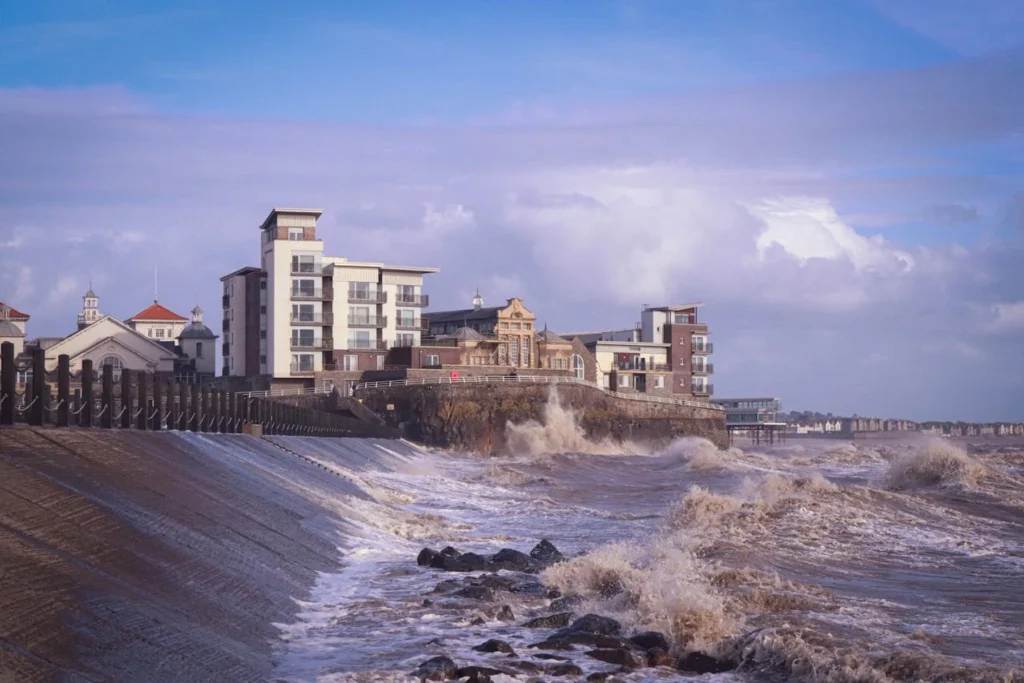 Photograph of weston-super-mare beach front