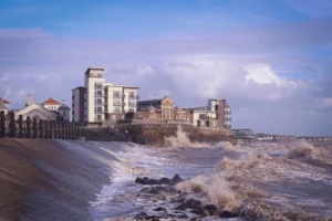 Photograph of weston-super-mare beach front